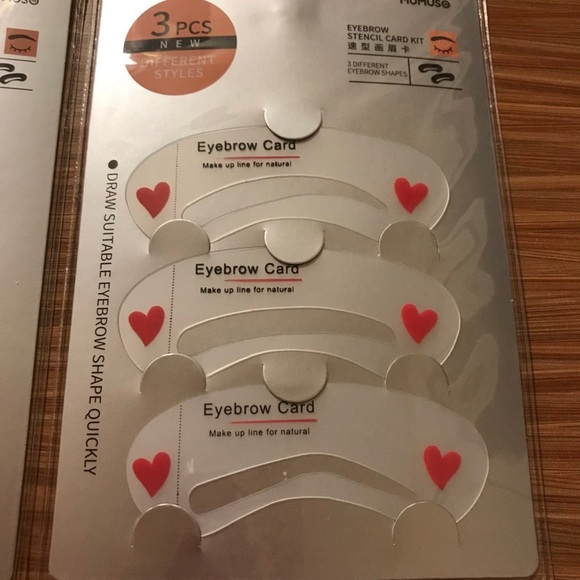 Mumuso 2 pcs. Eyebrow stencil Card Kit - Picture 2 of 2
